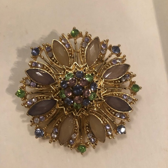 Vintage Rhinestone Brooch - Picture 3 of 3